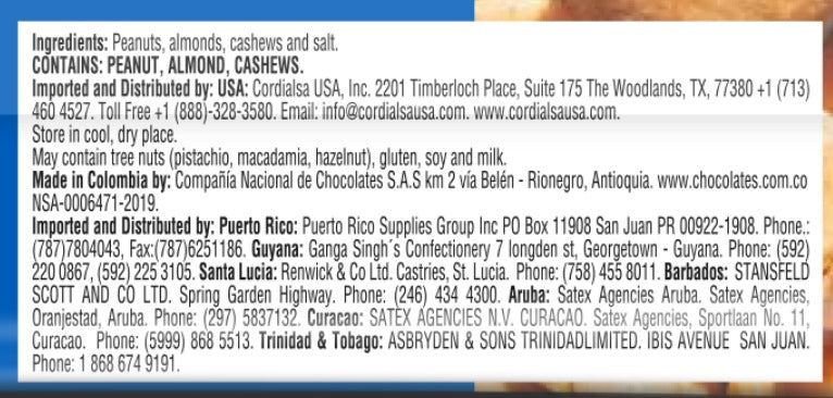 Granuts Mixed Nuts Display, 12 Count, 1.41 oz