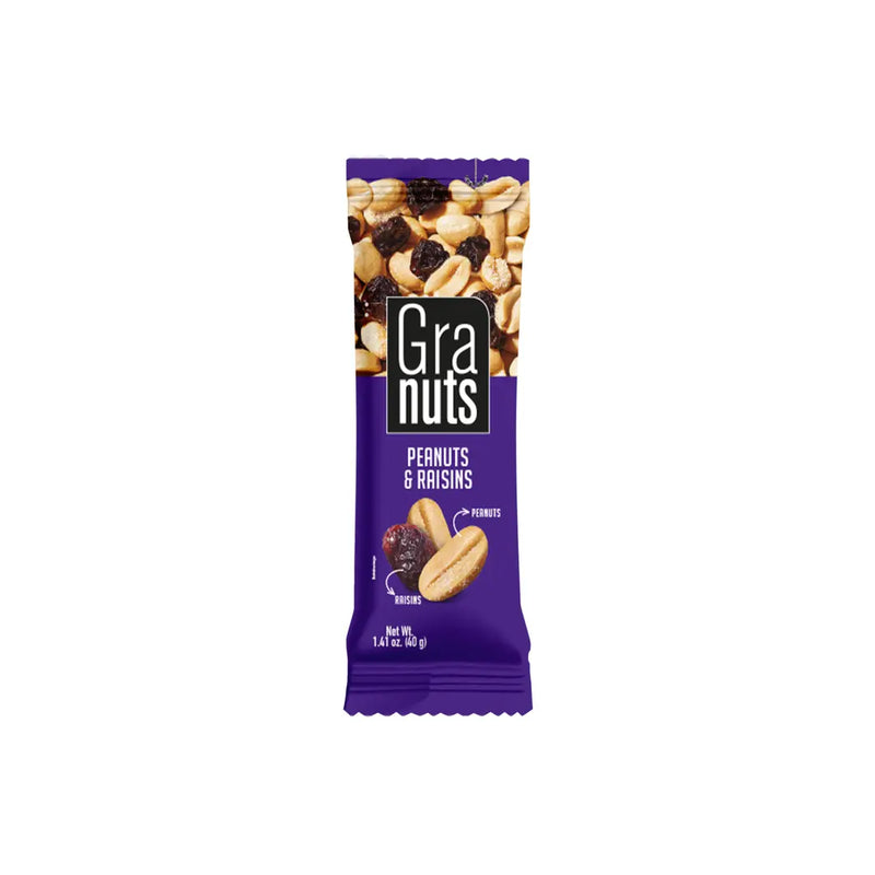 Granuts Nueces & Pasas Display 1.76 oz - 12 ct
