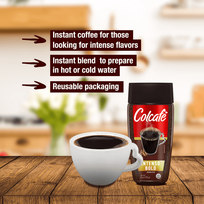Colcafe Instant Coffee Granulated Jar, 6 oz
