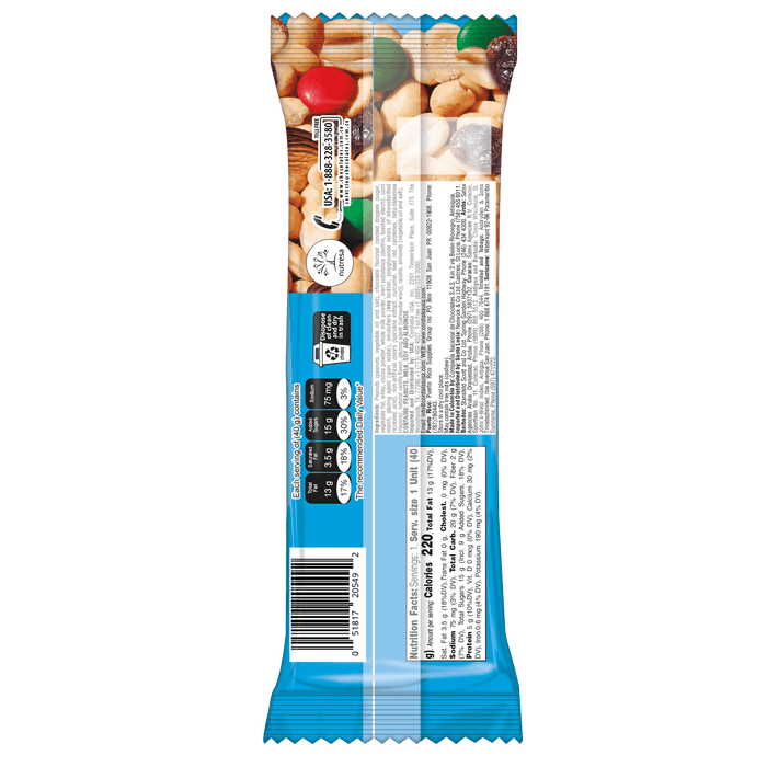 Granuts Party Mix, Peanuts, Raisins, Almonds & Chocolate, 12 Count, 1.41 oz