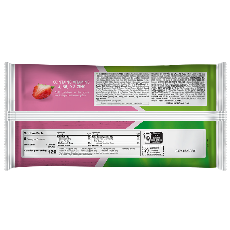 Tosh Yogur Y Galletas De Fresa 5.24 Oz