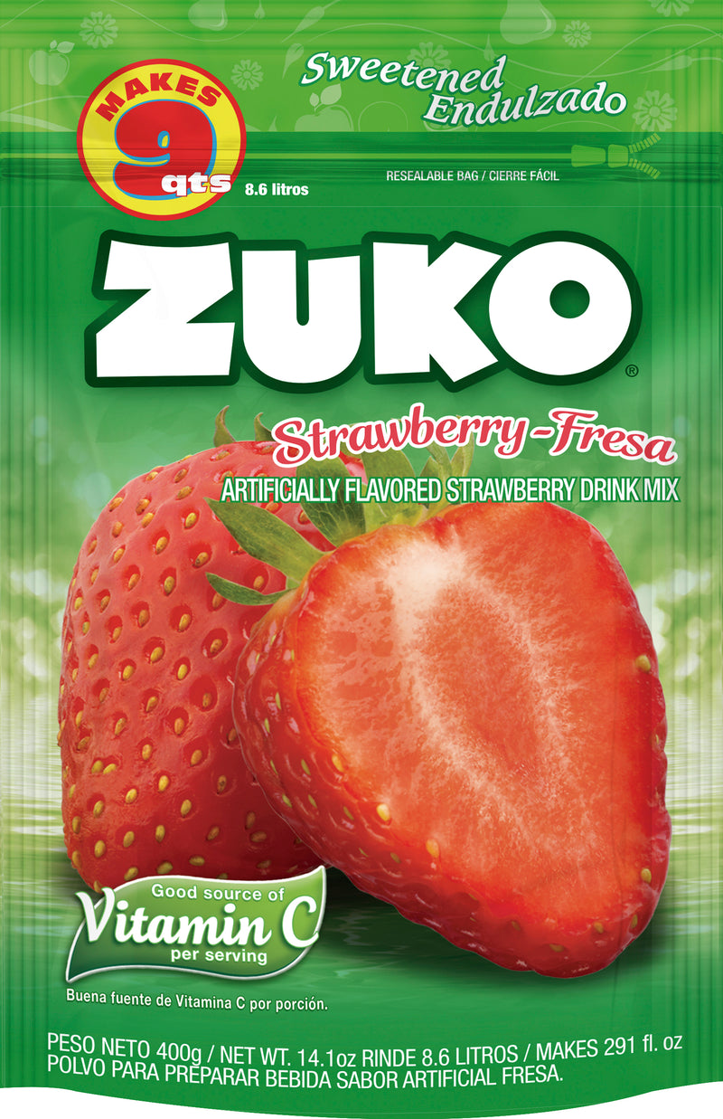 Zuko Drink Mix Strawberry Family Pack, 14.1 oz