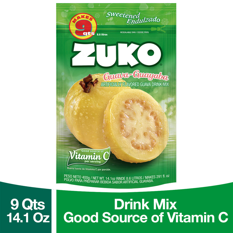 Zuko Drink Mix Guava Family Pack, 14.1 oz