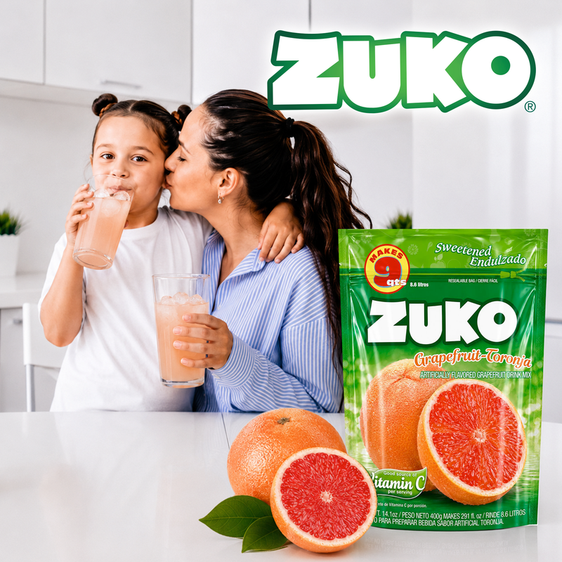 Zuko Drink Mix Grapefruit Family Pack, 14.1 oz