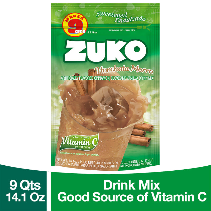 Zuko Drink Mix Horchata Morro Family Pack, 14.1 oz
