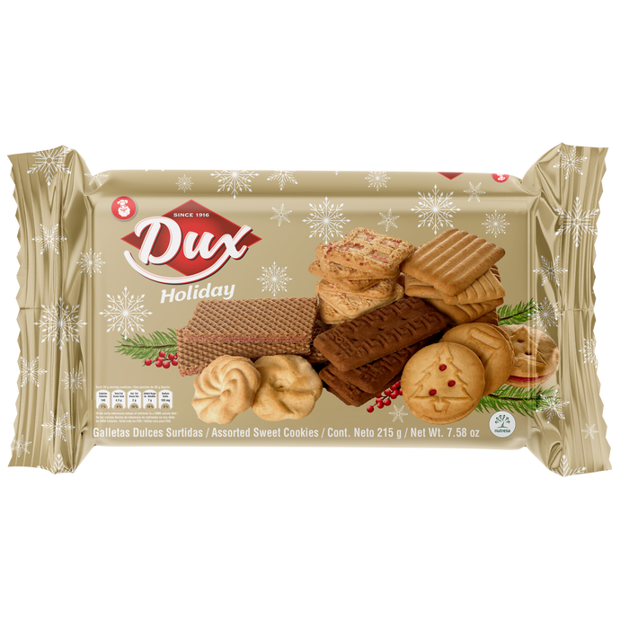 Dux Holiday, Christmas Cookies, Box 7.58 oz.Main.