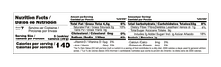 Dux Holiday, Christmas Cookies, Box 7.58 oz.Nutritional Facts.