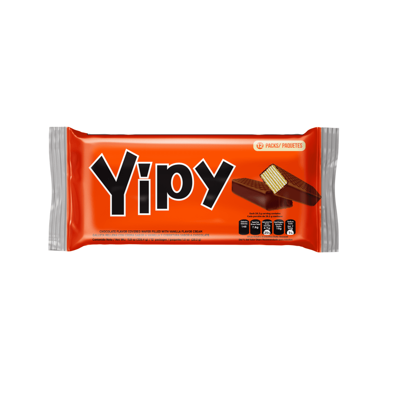 Yipy Wafers Bag, 10.6 oz - Pack of 12