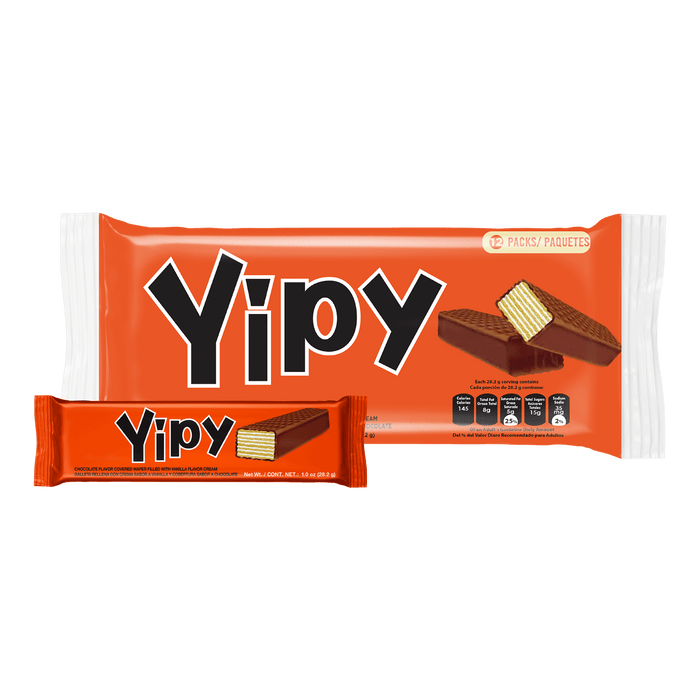 Yipy Wafers Bag, 10.6 oz - Pack of 12