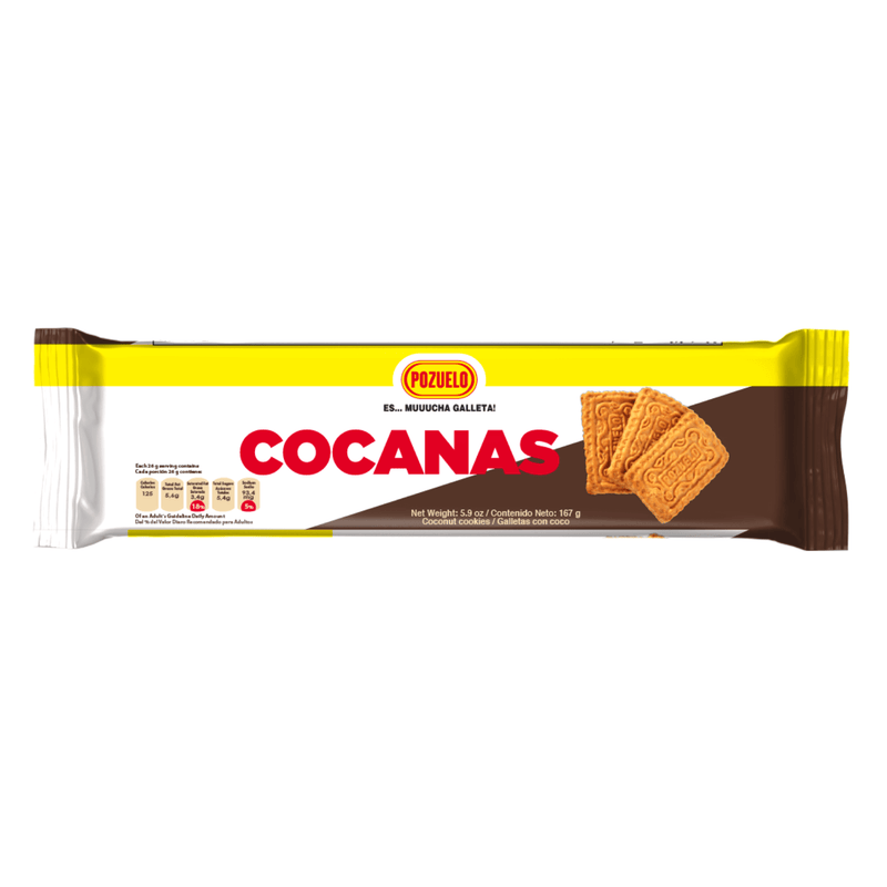 Cocanas Galletas Bolsa 4.82 oz - 12 ct