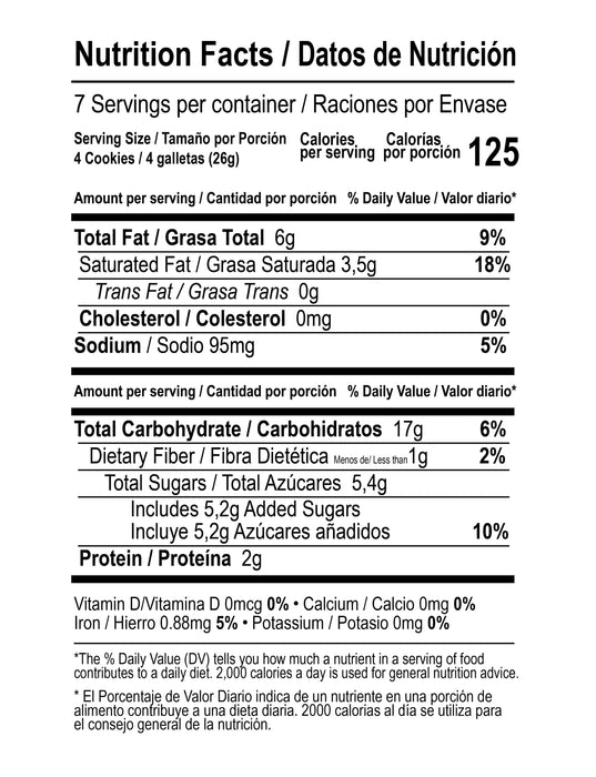 COCANAS COOKIES BAG, 5.9 OZ