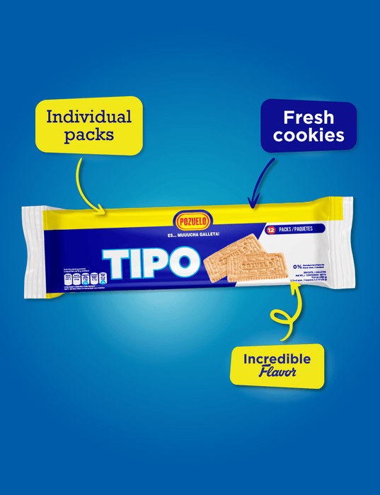 Pozuelo Tipo Cookies Bag, 10.6 oz