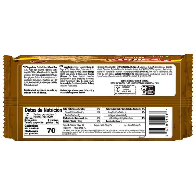 Saltin Integral Crackers Pack, 9.7 oz
