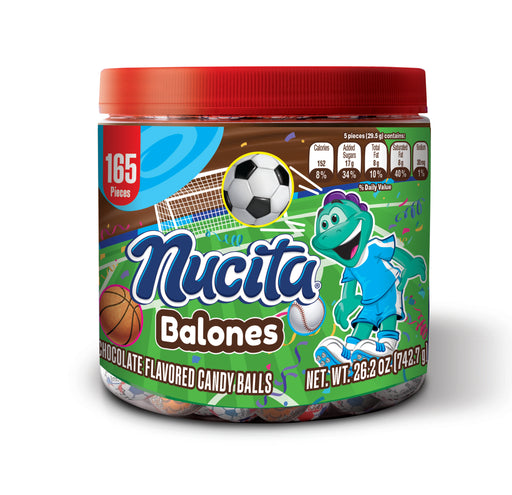 Nucita, Chocolate Sport Balls, Jar 26.20 Oz