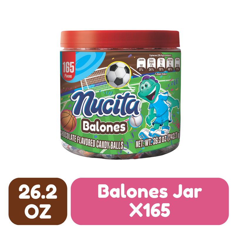 Frasco de Pelotas Deportivas de Chocolate 26.20 Oz