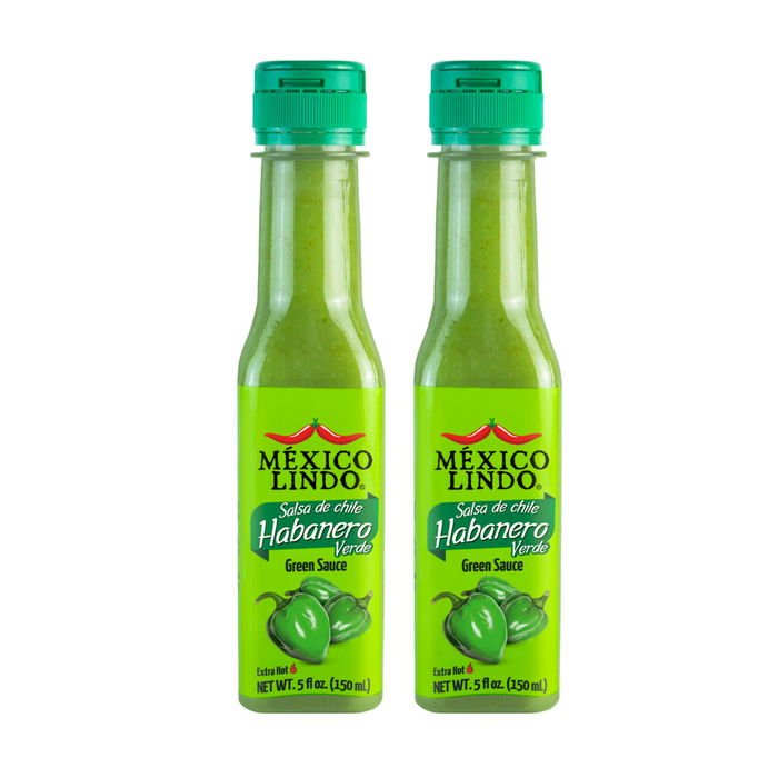 México Lindo Habanero Salsa Picante Verde 5 oz