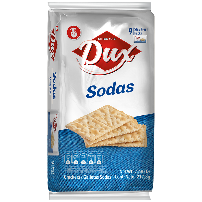 Dux Sodas, Crackers Bag, 7.6 Oz, 9 ct