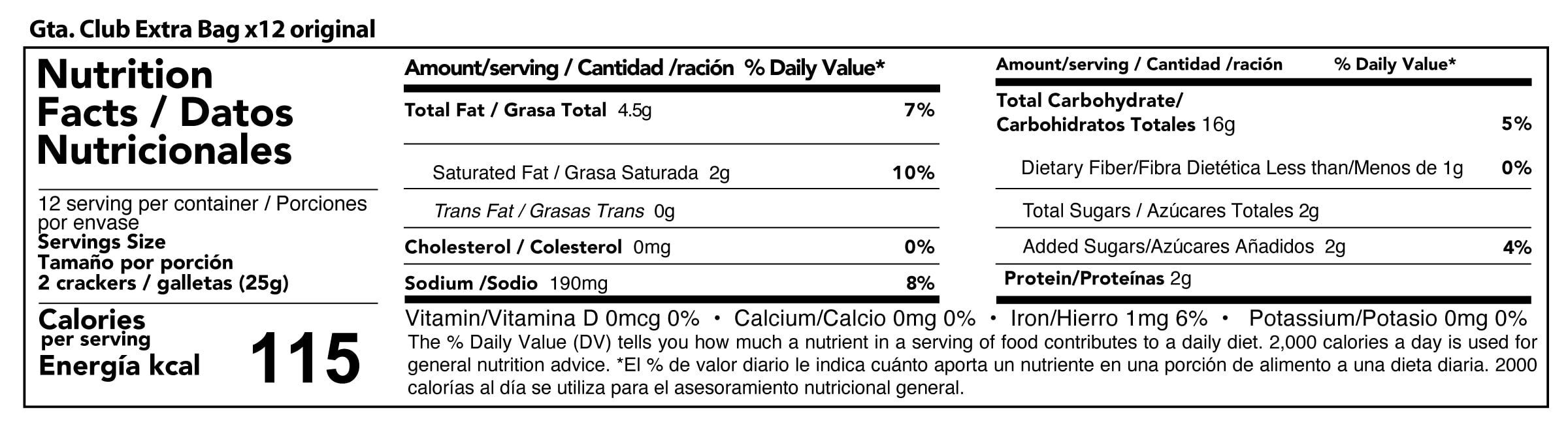 Club Extra Cookies, 12 Count, 10.5 oz