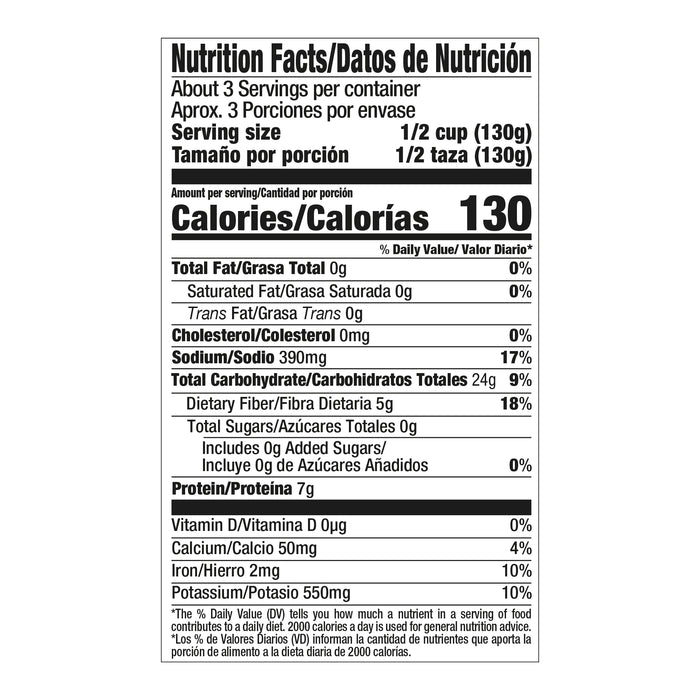 Rica Frijoles, Can, 15 Oz Nutrition Facts