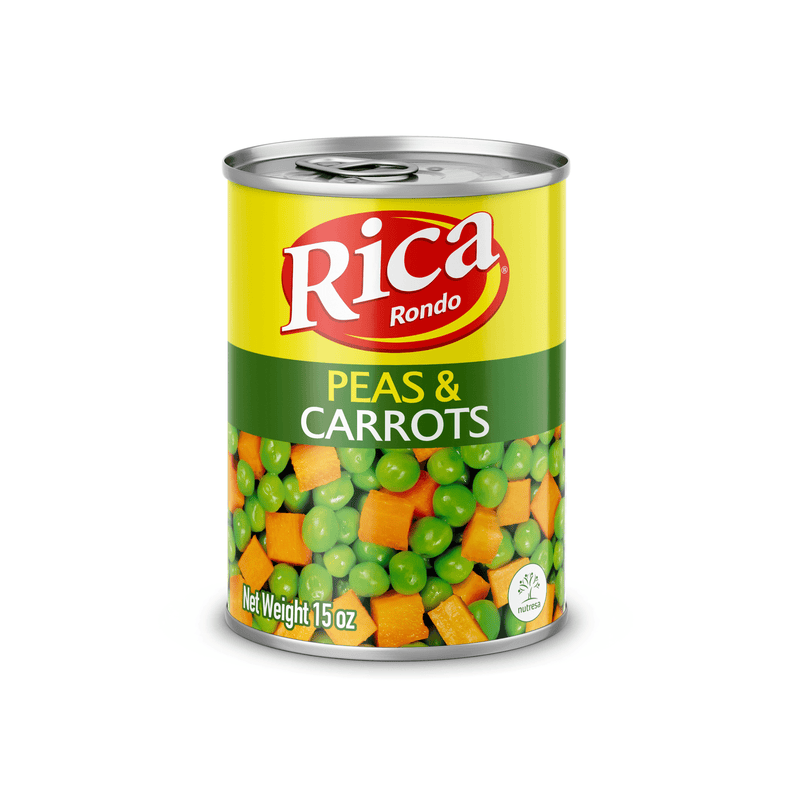 Rica Peas and Carrots Can, 15 oz