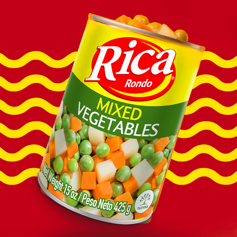 Rica Mixed Vegetables Can, 15 oz
