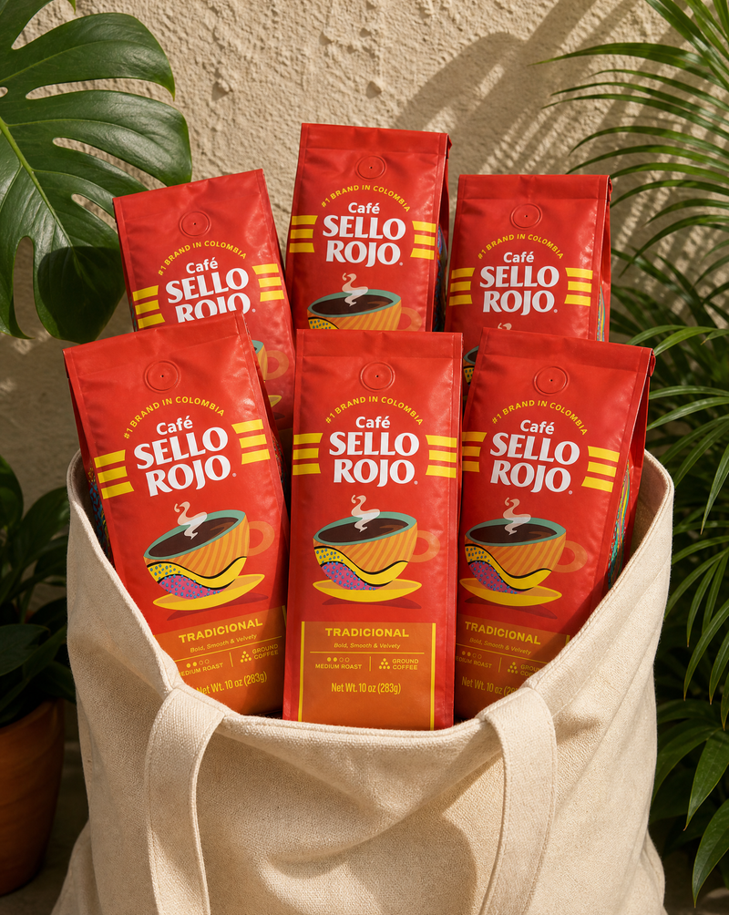 Sello Rojo Ground Coffee Tradicional, 10 oz