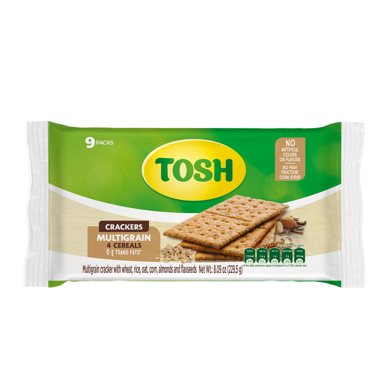 Tosh Galletas Fusión Cereales 9.05 oz - 9 ct