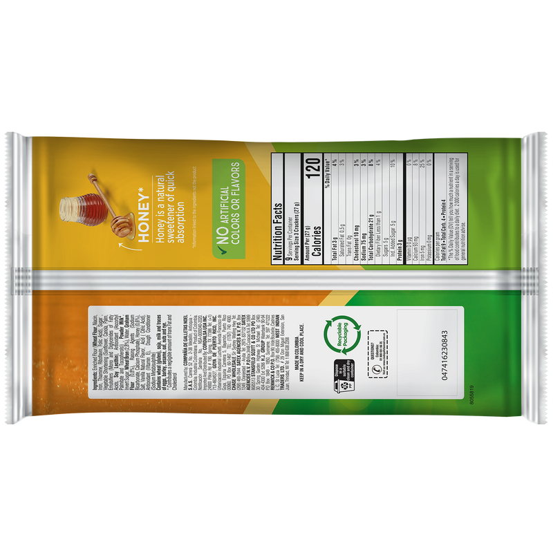 Tosh Crackers Miel 9.52 Oz