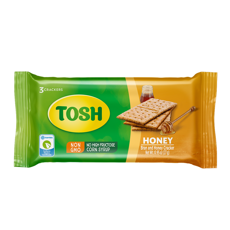 Tosh Crackers Miel 9.52 Oz