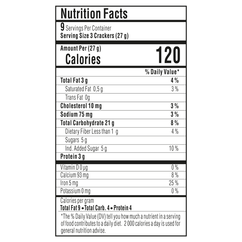 Tosh Crackers Miel 9.52 Oz