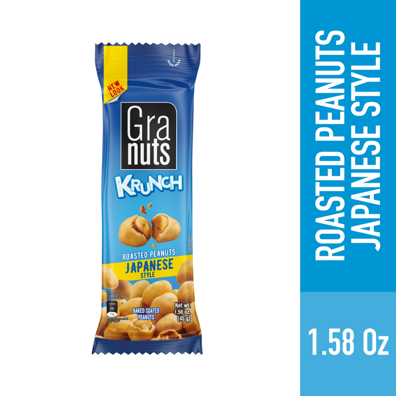 Granuts Krunch Roasted Classic, 12 Snack Packs, 1.58 Oz