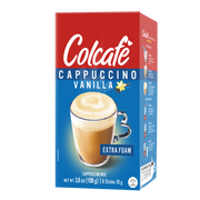 Colcafe Cappuccino Vanilla Box, 6 Count, 3.8 oz