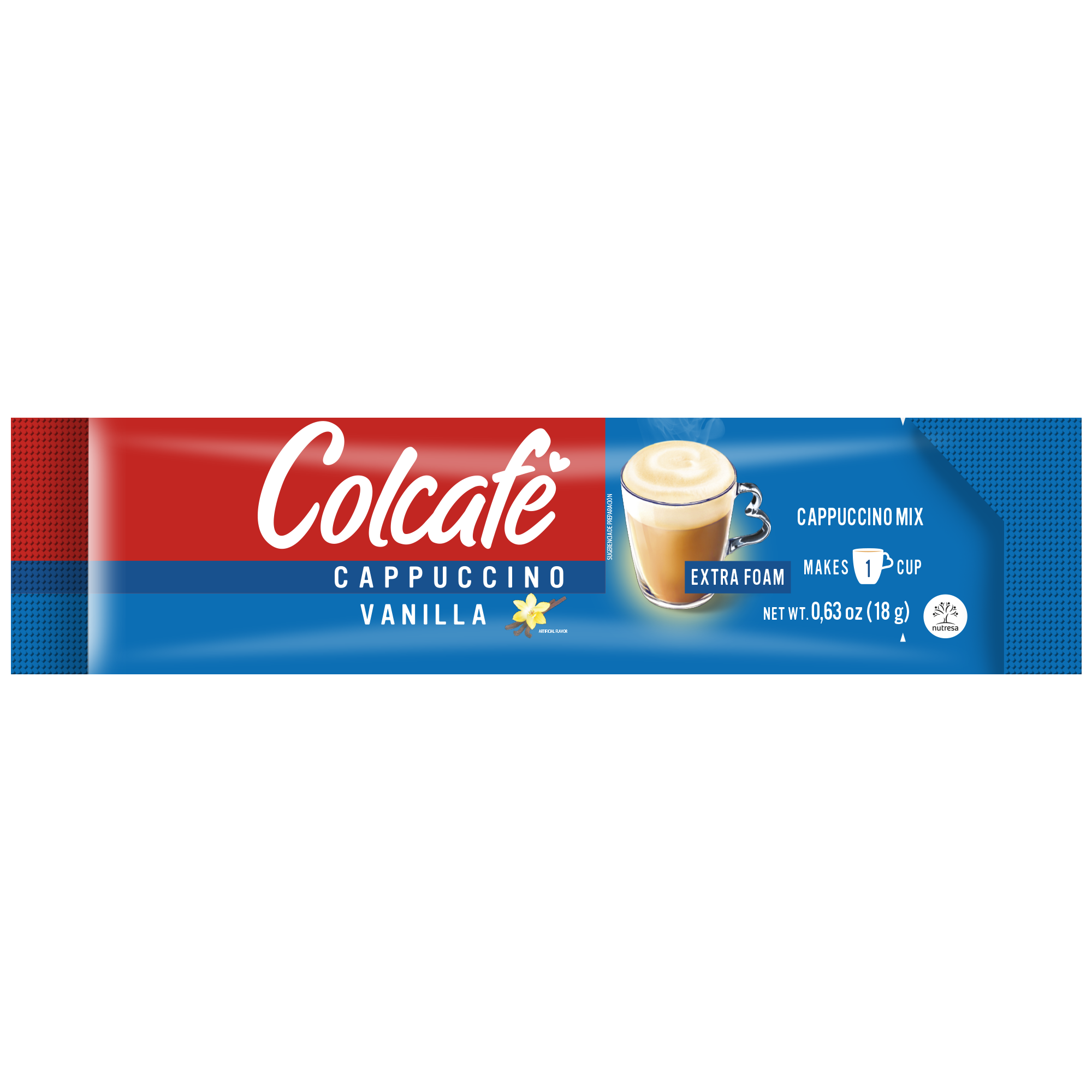 Colcafe Cappuccino Vanilla Box, 6 Count, 3.8 oz — Cordialsa USA