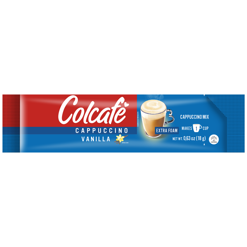 Colcafe Cappuccino Vanilla Box, 6 Count, 3.8 oz
