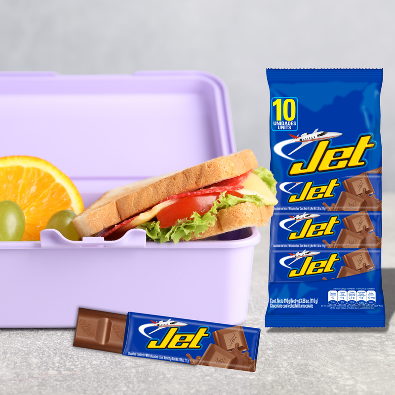Bolsa de chocolate con leche Jet 4.2 oz - 10 ct