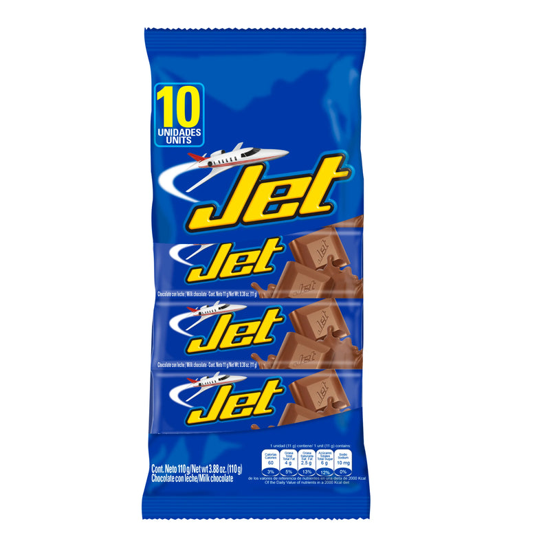 Jet Milk Chocolate Bag, 10 Count, 3.88 oz