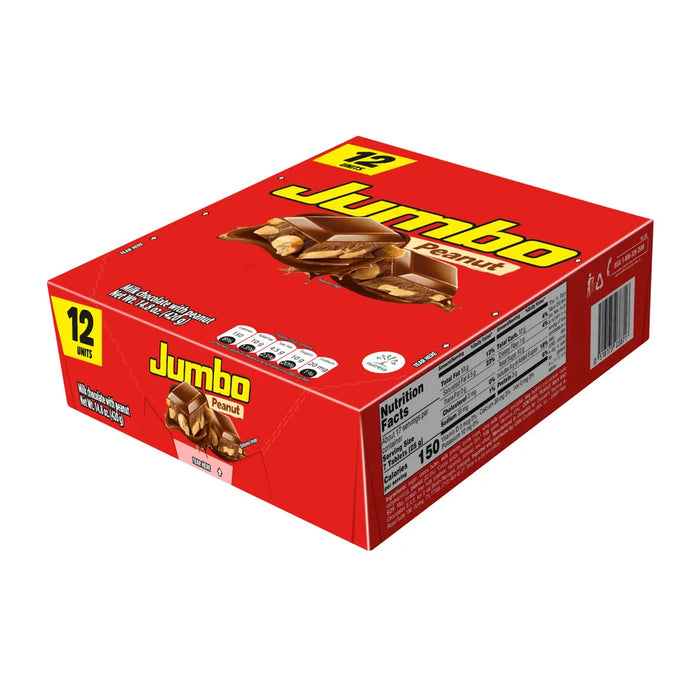 Jumbo Peanut Chocolate Display, 12 Count, 14.8 oz