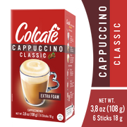 Colcafe Cappuccino Classic Box, 6 Count, 3.8 oz