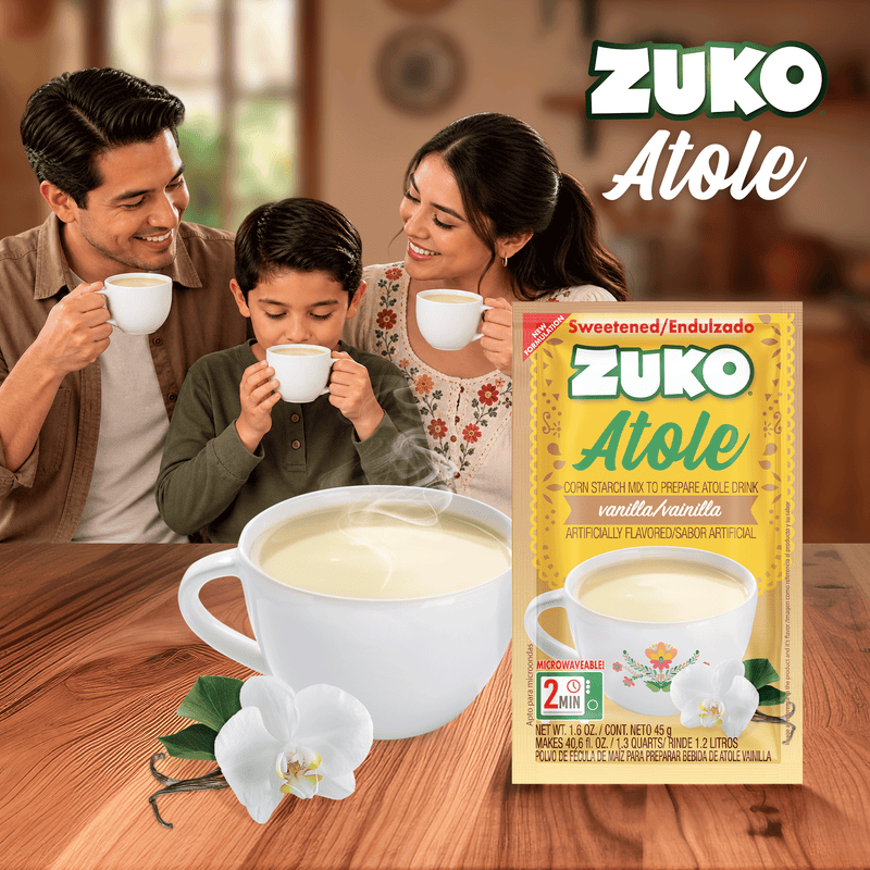 Zuko Atole Vainilla Display 24 ct x 1.6 oz