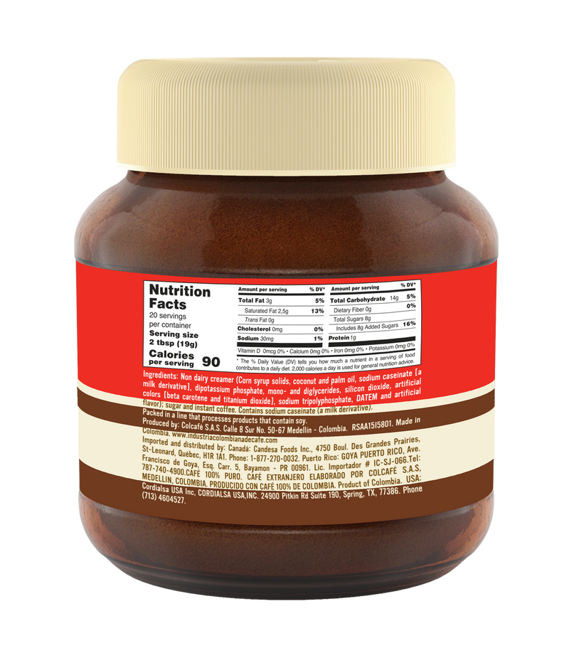 Colcafe 3 in 1 Coffee Jar, 13.4 oz
