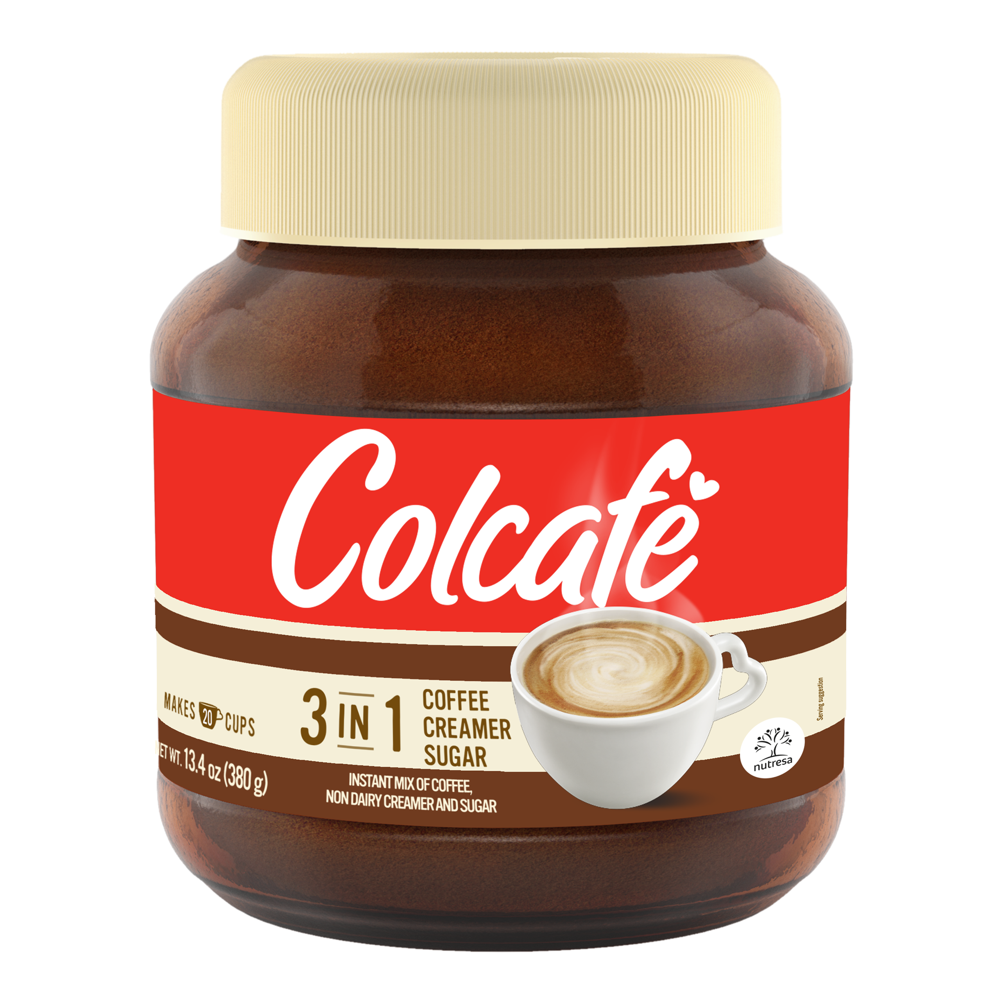 Colcafe 3 in 1 Coffee Jar, 13.4 oz — Cordialsa USA
