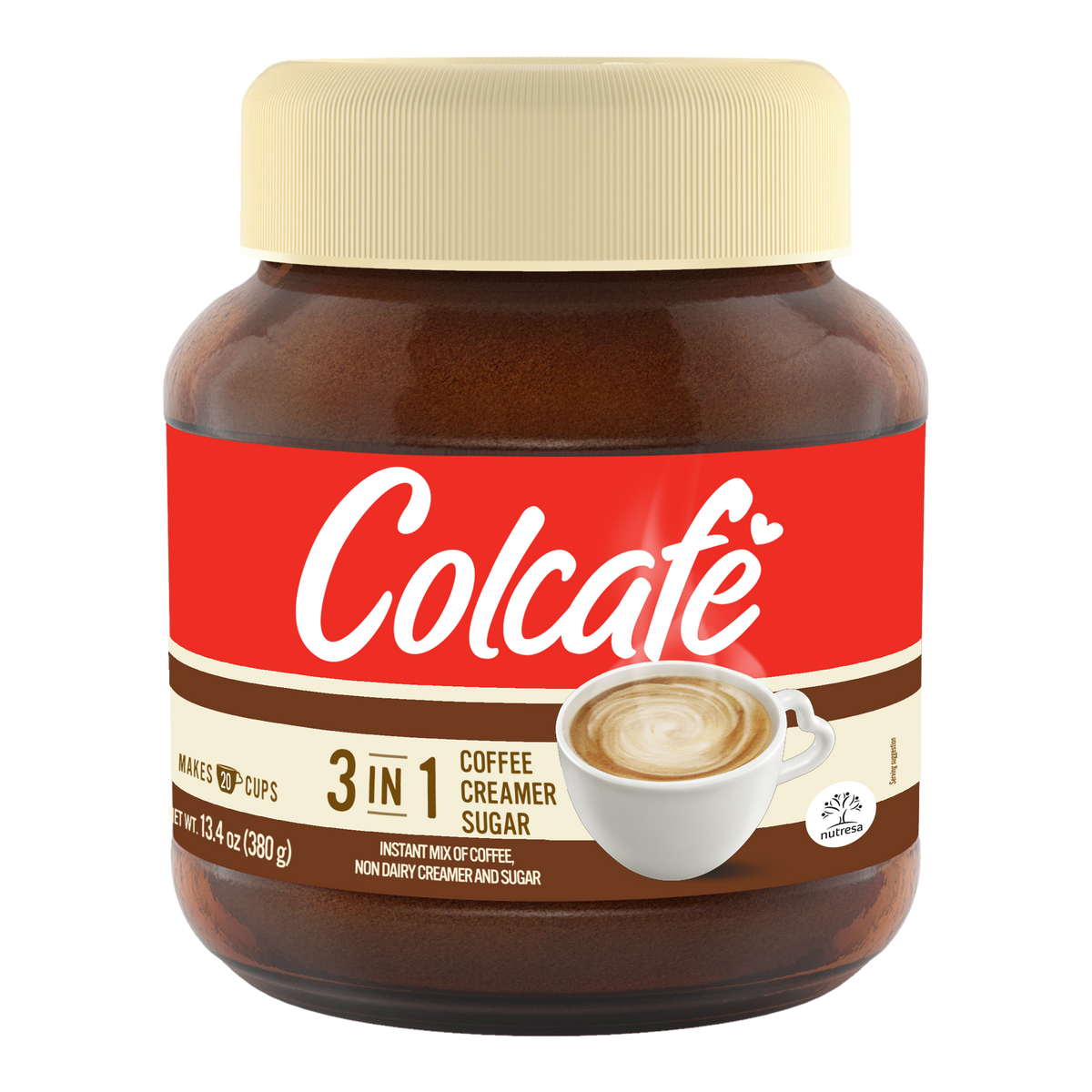 Colcafe 3 in 1 Coffee Jar, 13.4 oz — Cordialsa USA