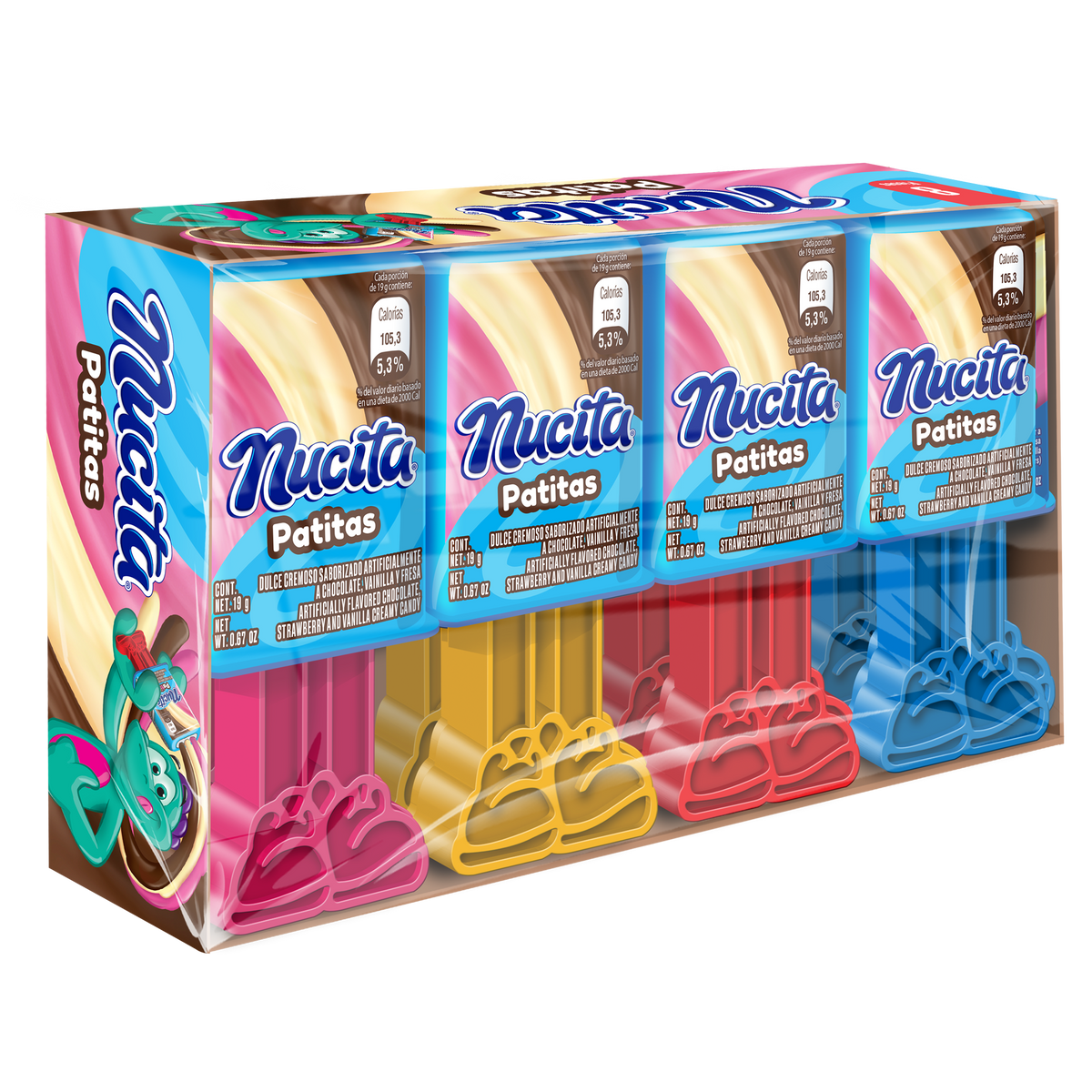 Nucita Patitas Box, 8 Count, 5.3 oz — Cordialsa USA