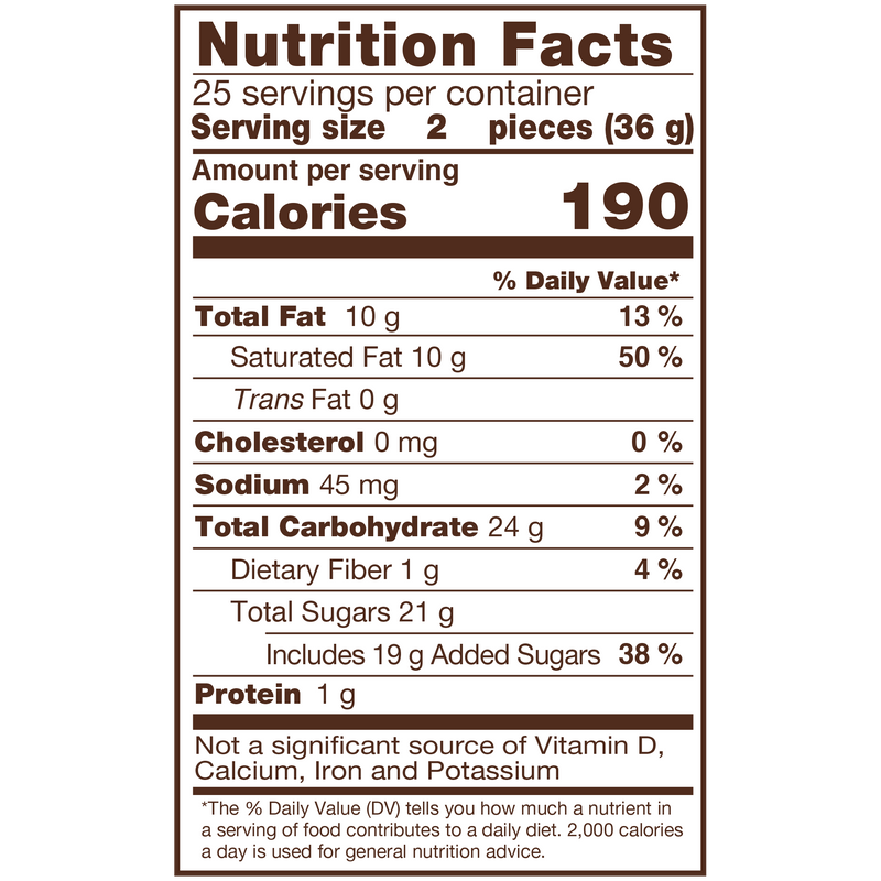 Cremino Bicolor Jar, 50 Count, 24.69 oz
