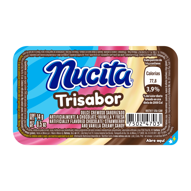 Nucita Tri-Sabor Box, 16 Count, 7.9 oz
