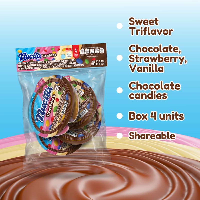 Nucita Confites Bag, 4 Count, 2.8 oz