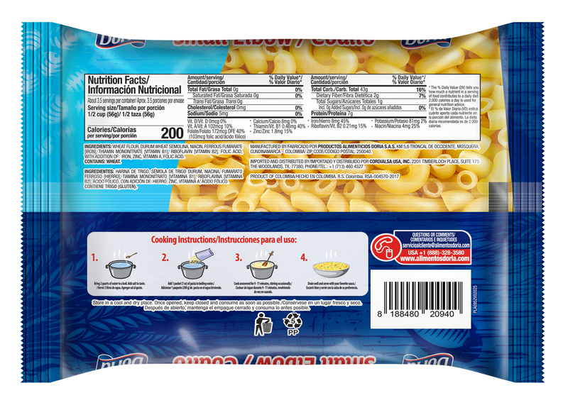 Doria Elbows, 16 oz