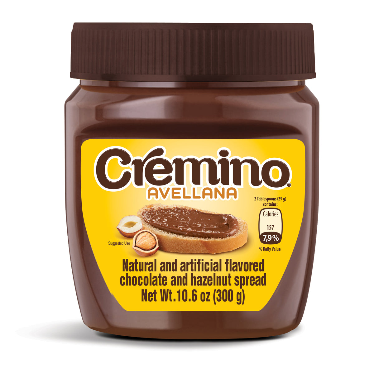 Cremino Hazelnut Spread, 10.6 oz — Cordialsa USA