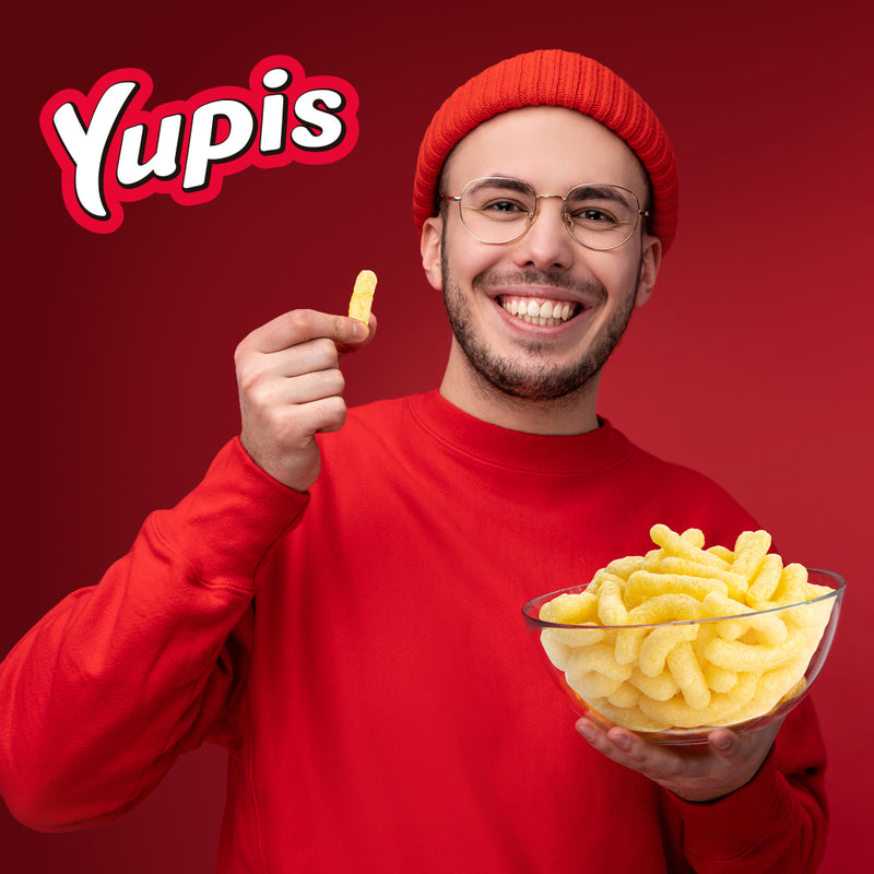 Yupi Puffed Corn Snacks, Maxipack, 3.88 oz