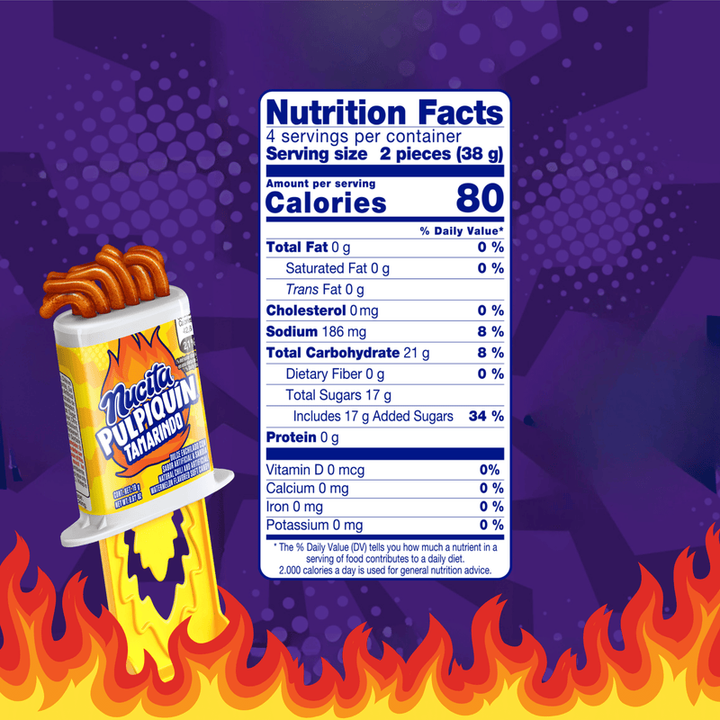 Nucita Pulpiquin Tamarindo Push, 8 Count, 5.36 Oz